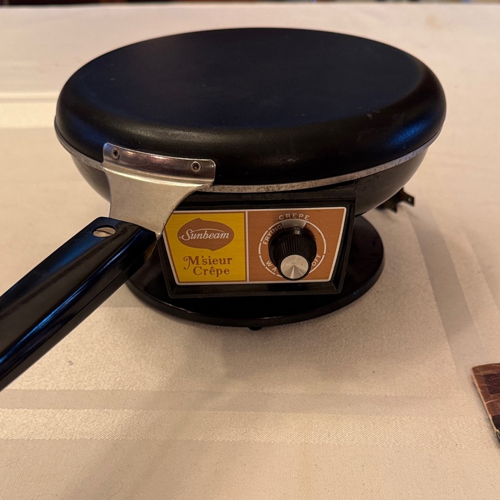 Sunbeam M'sieur Crêpe Maker - Black and Brown